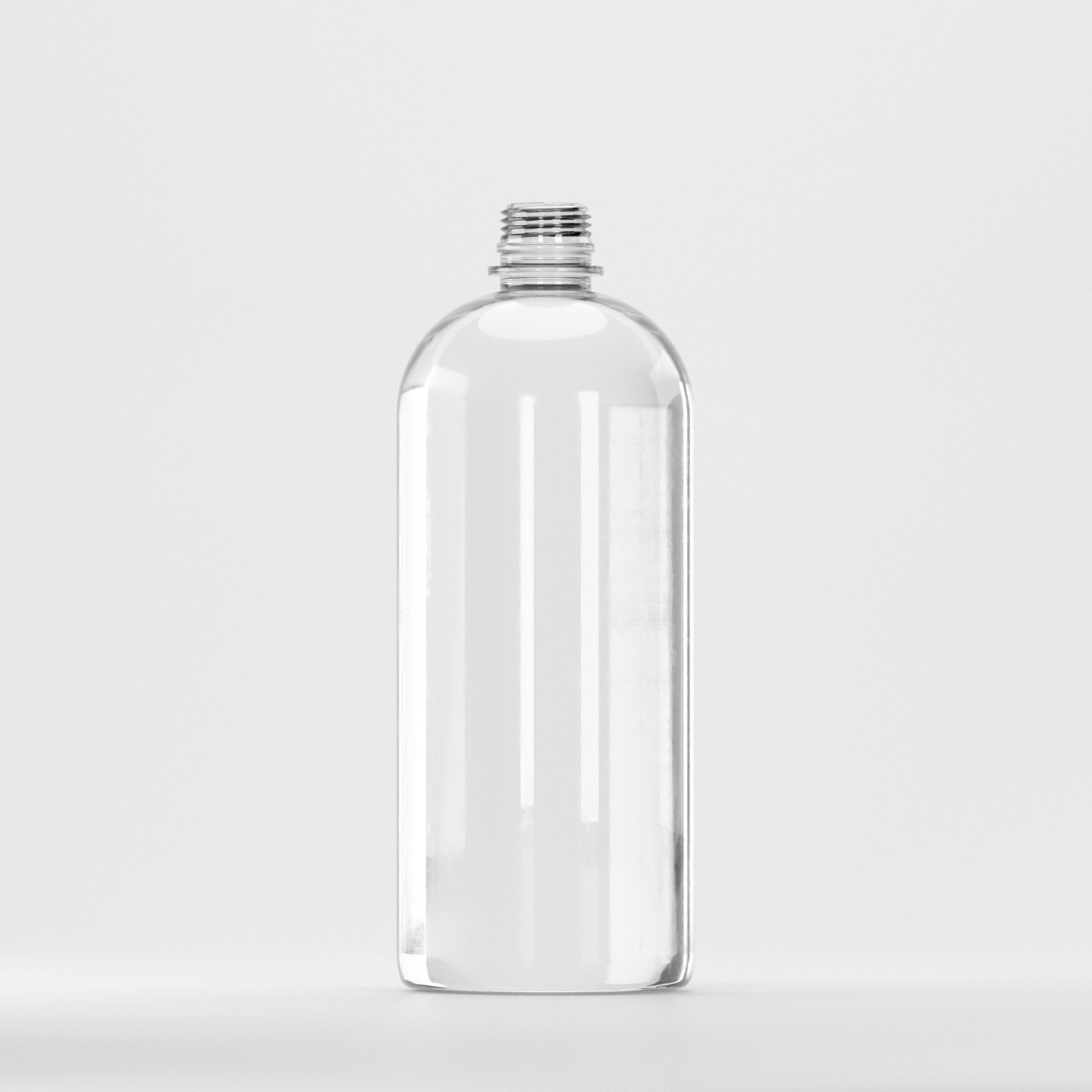 Flacon PET 1L, transparent – fără capac