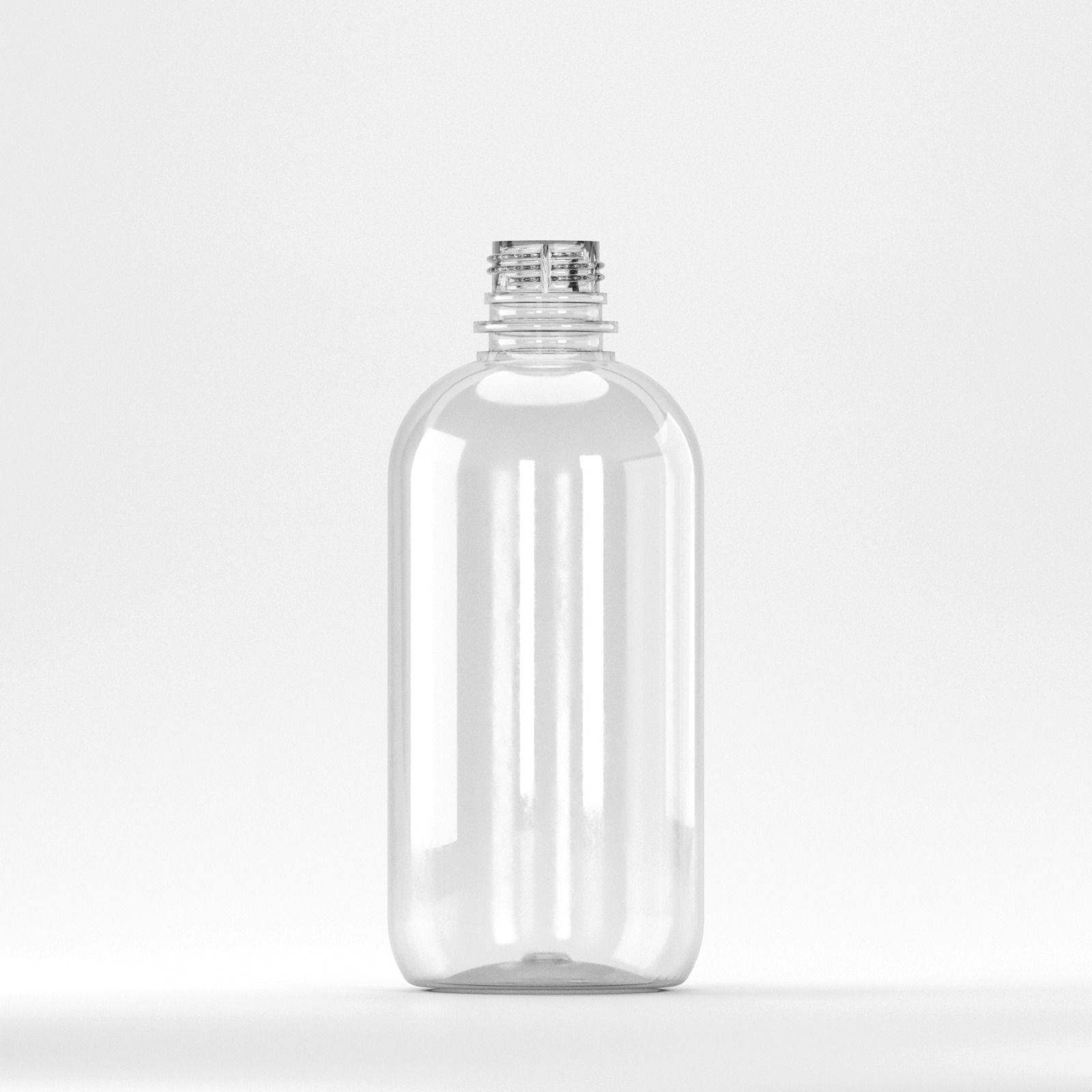 Flacon PET 500ml, Transparent - Filet 28mm – Standard PCO 1810 (fără capac)