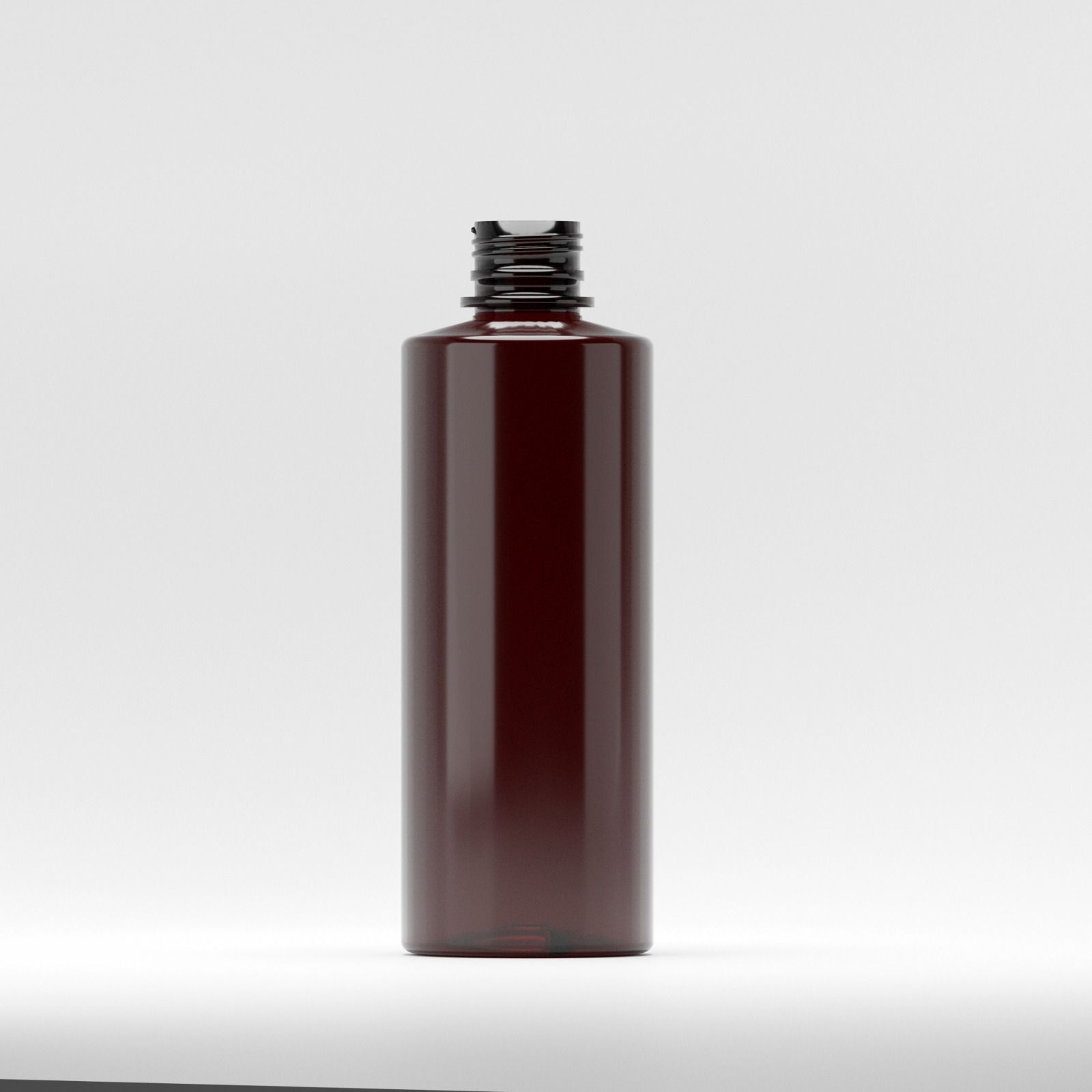 Flacon PET 400ml, BRUN- Filet 28mm – PCO 1810 (fără capac)