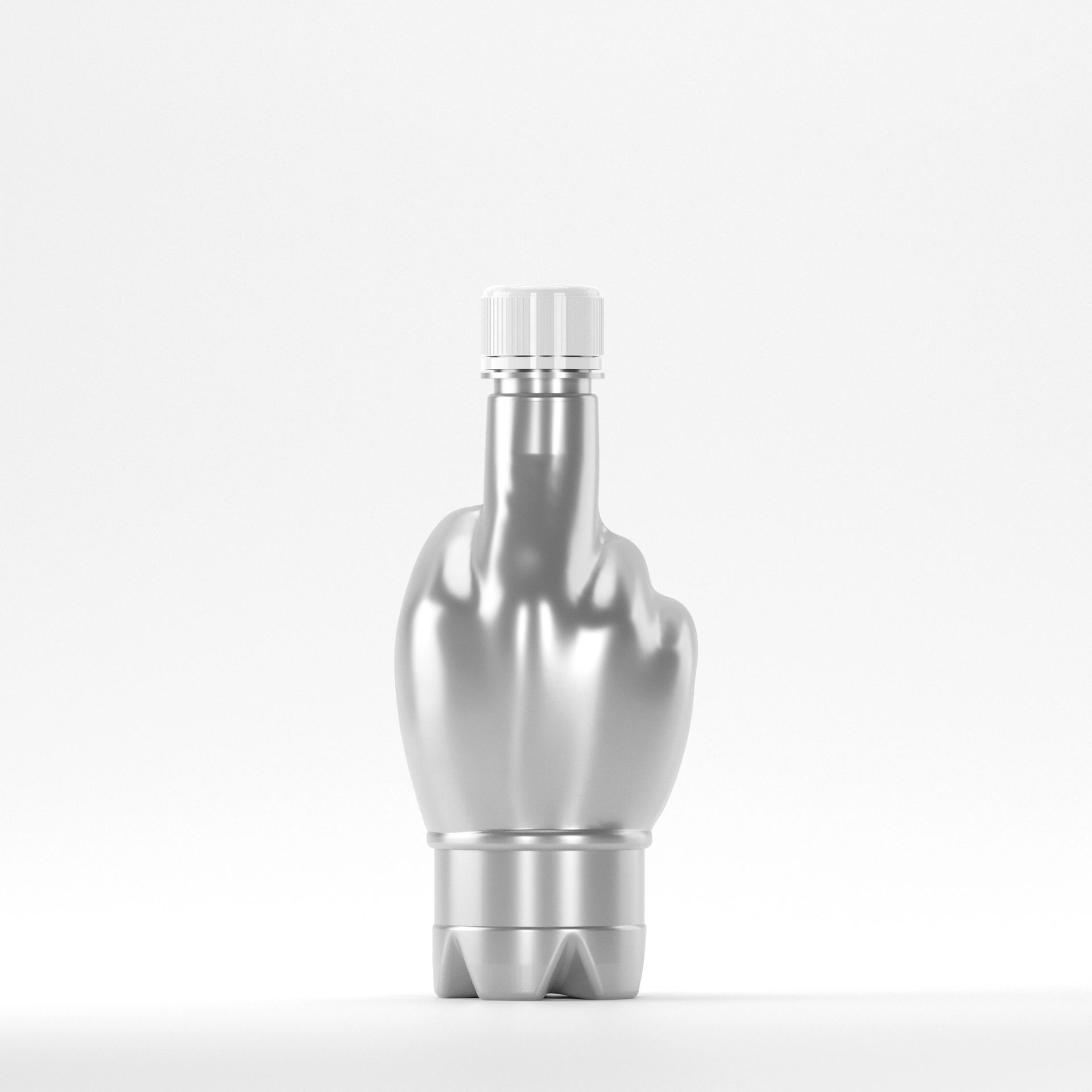  Flacon PET 370ml, Gri – 27 grame – Filet 28mm – PCO 1810 (cu capac)