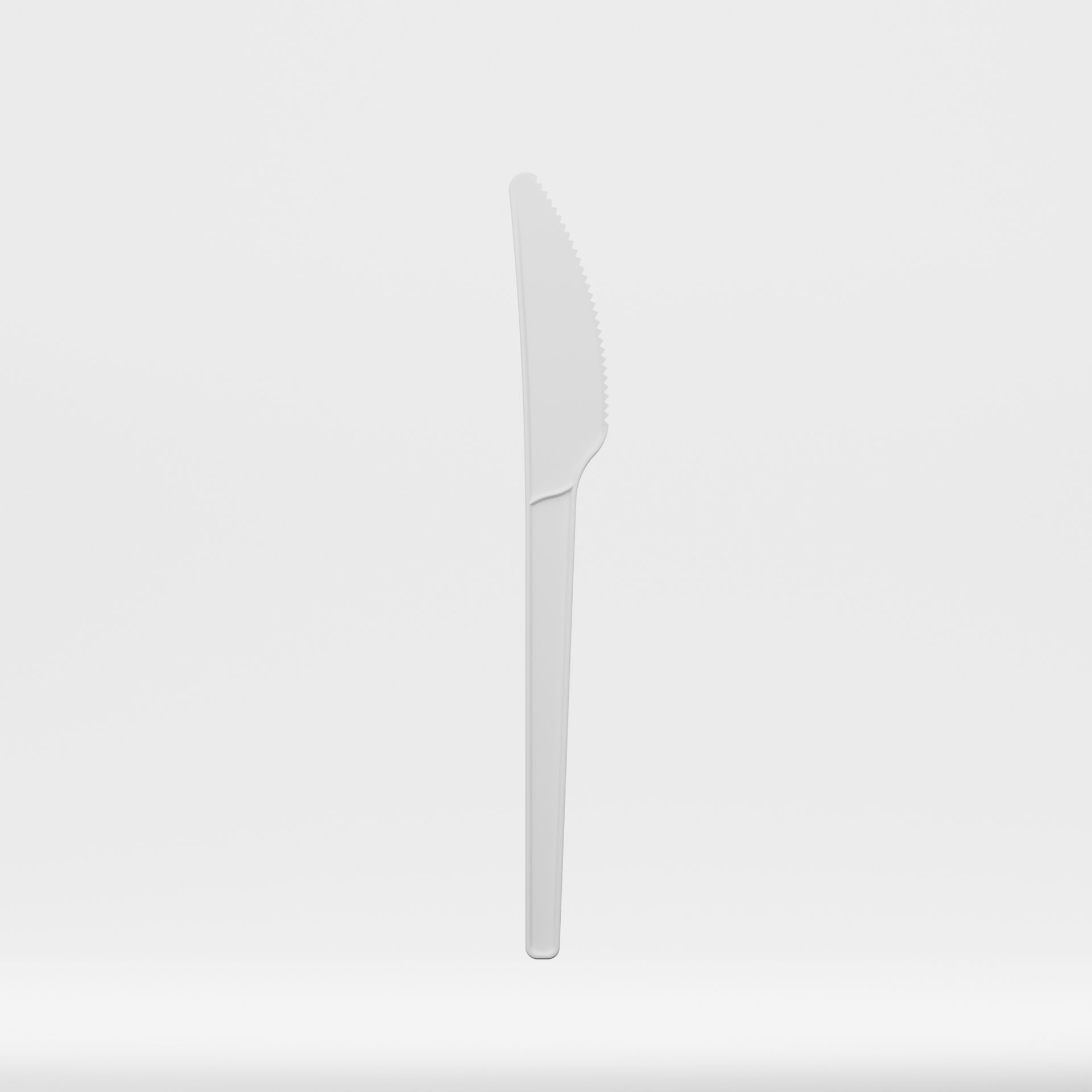 Set Cuțite Bio - 100 Bucăți, 16,6 cm, Alb