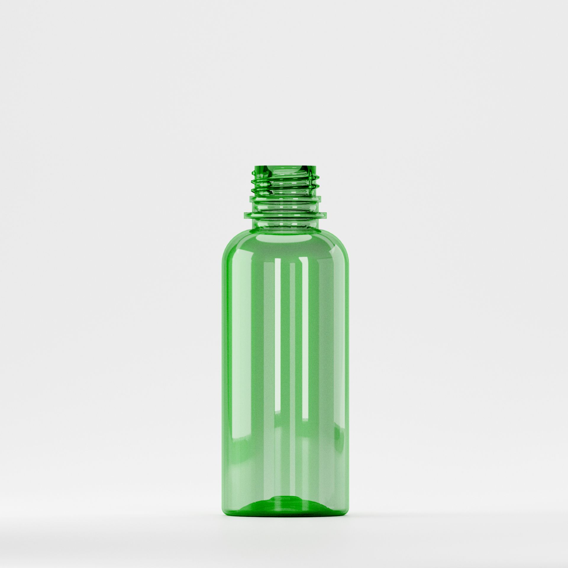 Flacon PET 200ml, Verde – Filet 28mm – PCO 1810 (Fără Capac)