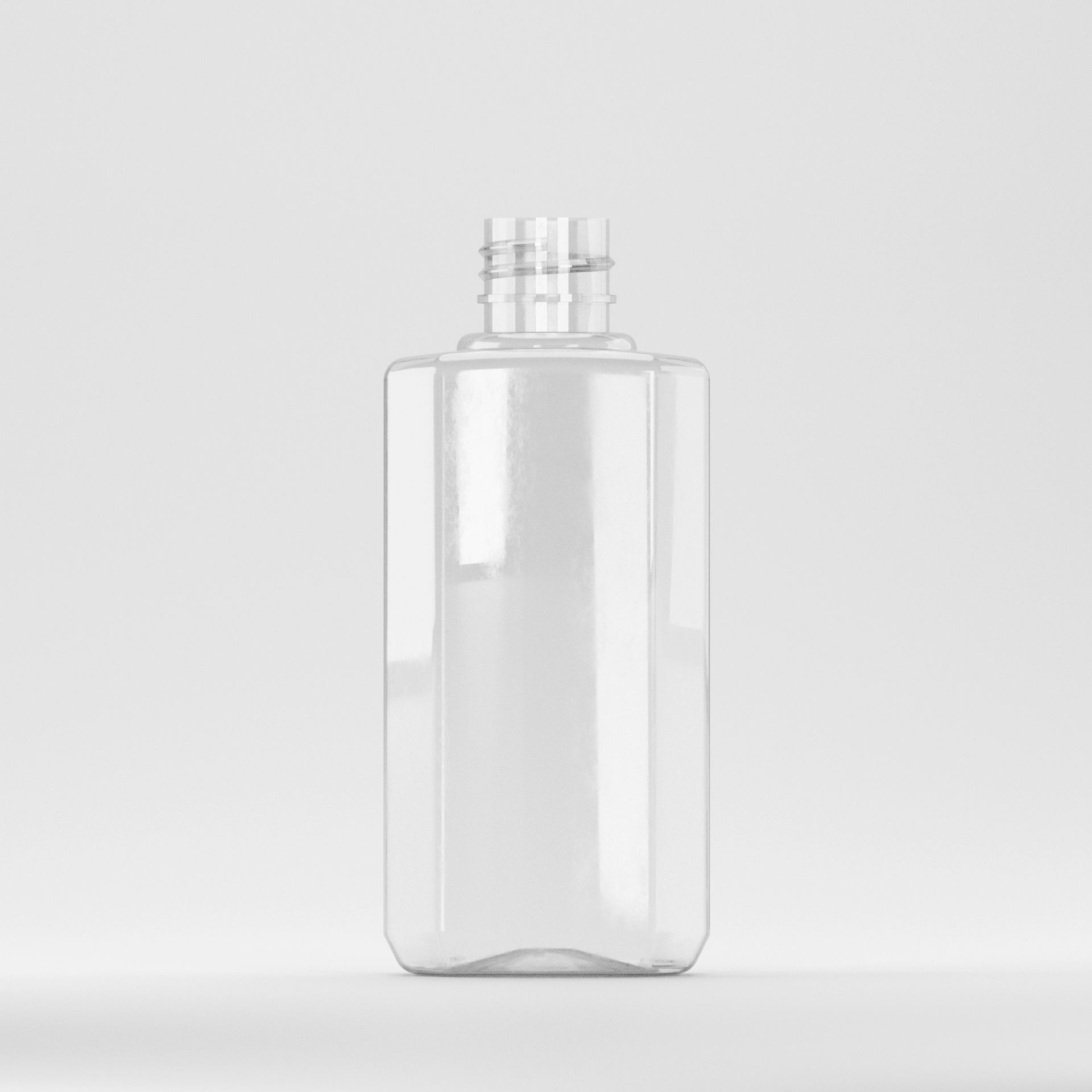 Flacon PET 75ml, Transparent - Filet 18mm (fara capac)