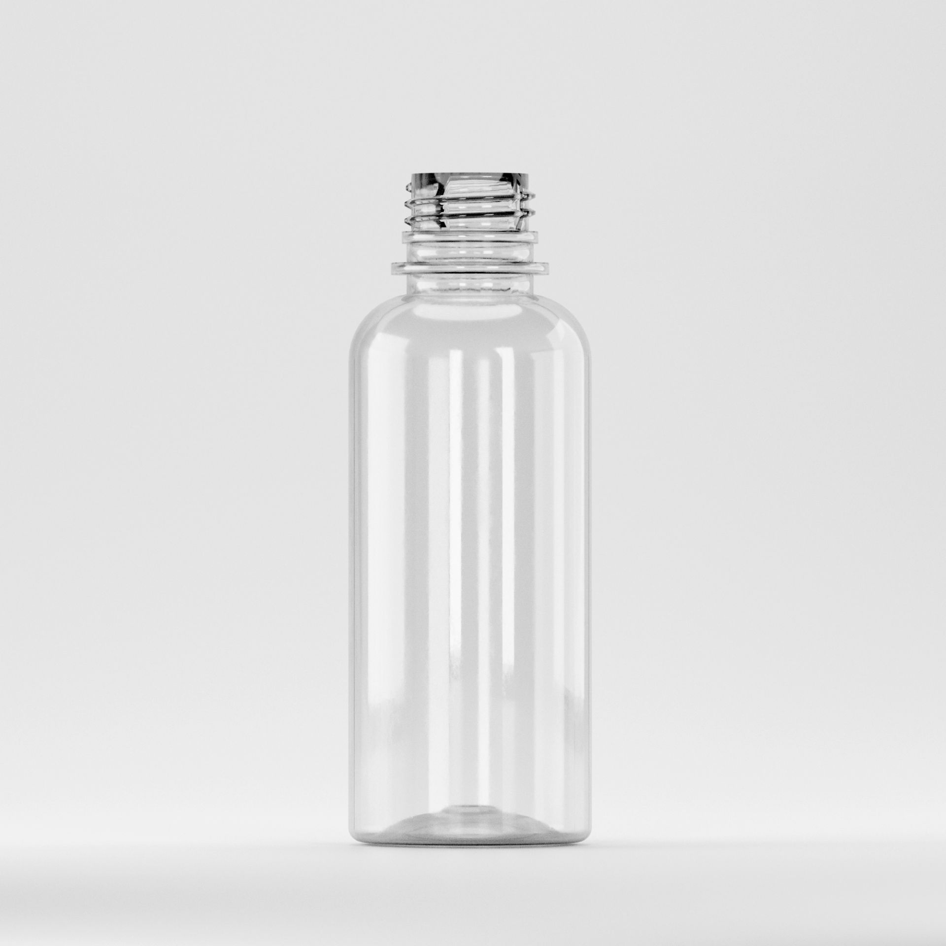 Flacon PET 200ml, Transparent - Filet 28mm – Standard PCO 1810 (fără capac)